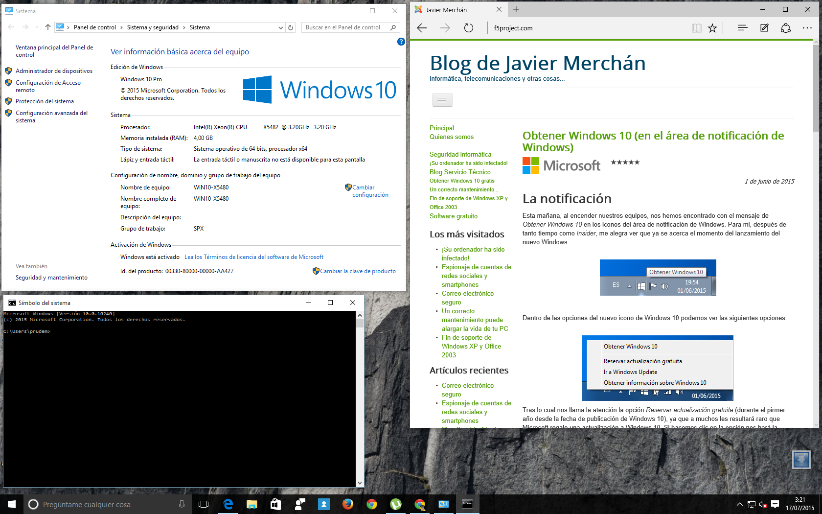 Windows 10 Pro 10.0.10240